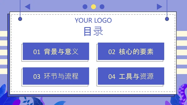 紫色扁平风大学生职业发展规划PPT