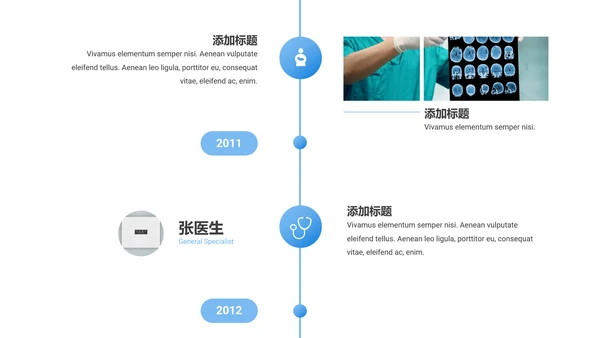 医学医生报告医院宣传医疗动态PPT模板