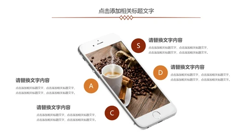精美咖啡产品介绍下午茶咖啡厅PPT模版