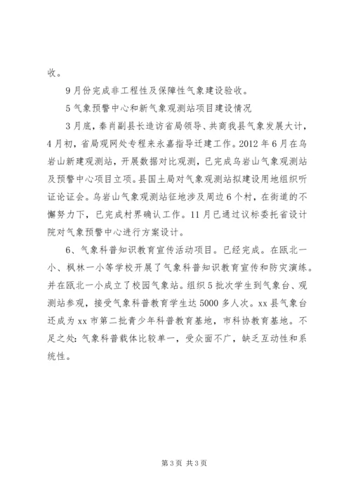 县气象局工作报告 (5).docx