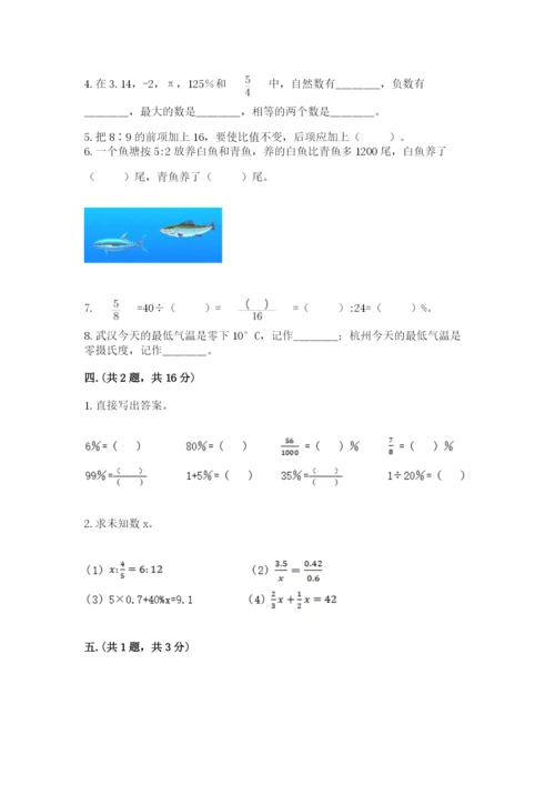 人教版数学小升初模拟试卷精品（各地真题）.docx