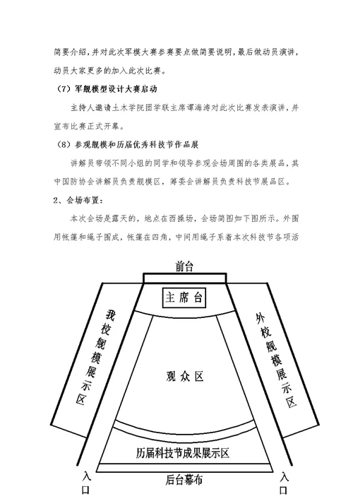 大学生科技节开幕式暨“大国崛起”舰模设计大赛项目策划书