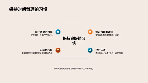 掌控学习生活时间