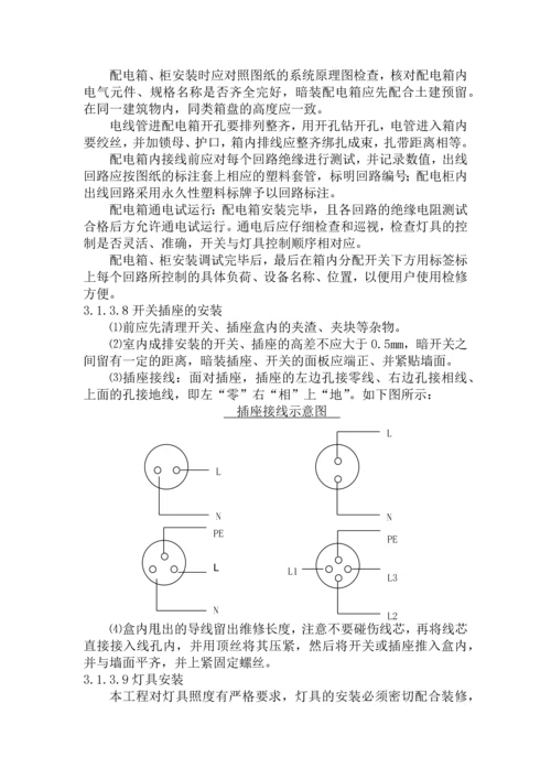 洁净空调手术室配电施工方案.docx