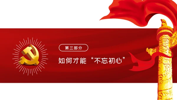 重温入党誓词时刻不忘初心党建党课PPT模板