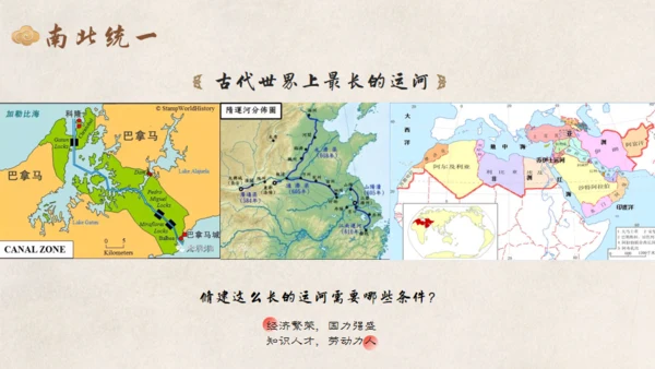 统一与灭亡教学课件通用PPT模板