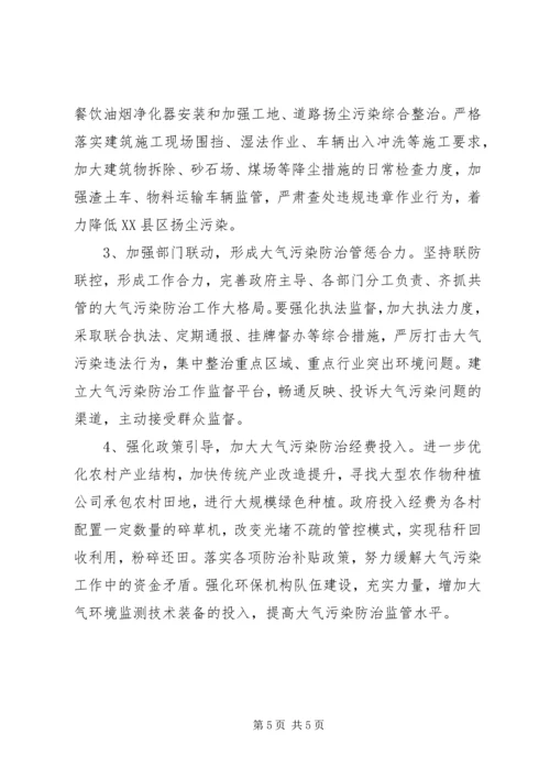 大气污染防治工作调研报告 (2).docx