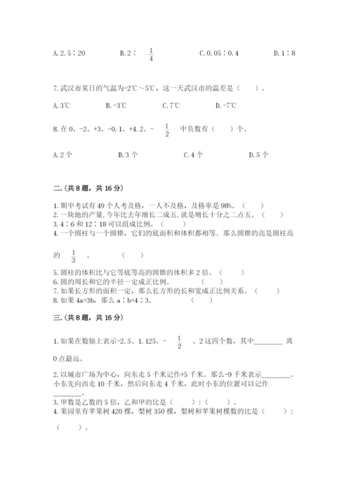 北师大版小升初数学模拟试卷（精练）.docx