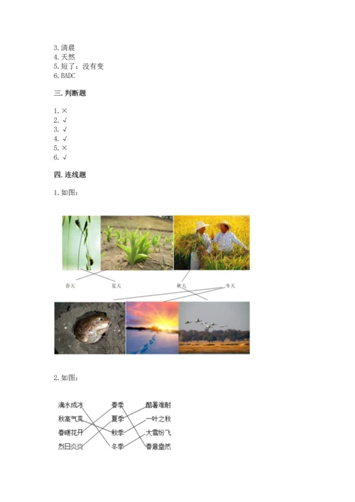 教科版科学二年级上册《期末测试卷》精品（巩固）.docx