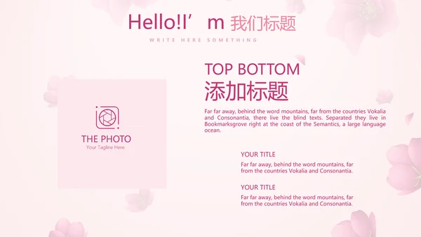 粉色唯美美容护肤宣传动态PPT