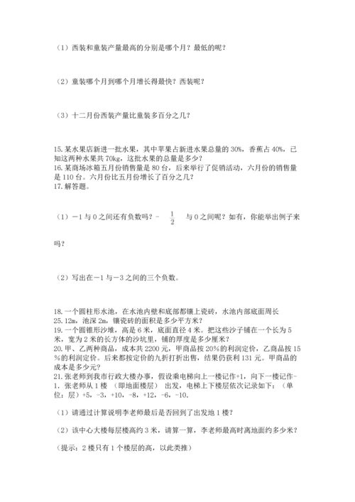六年级小升初数学应用题50道含答案【模拟题】.docx