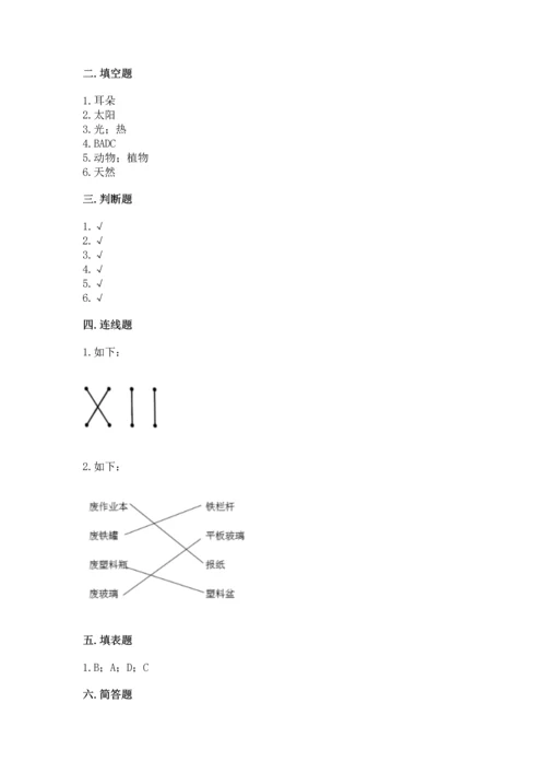 教科版科学二年级上册《期末测试卷》【巩固】.docx