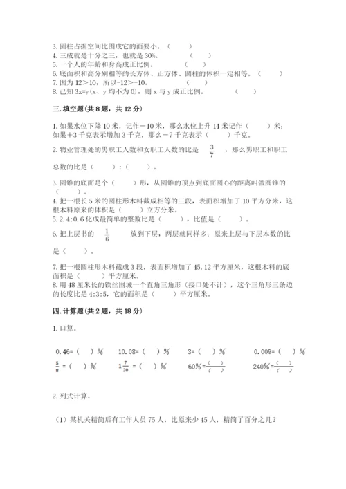小升初数学期末测试卷必考.docx