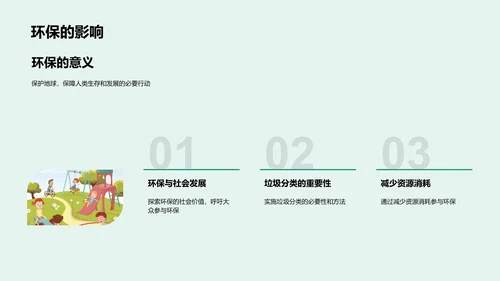 建设绿色校园PPT模板