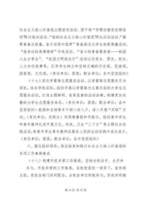 兰州大学培育和践行社会主义核心价值观.docx