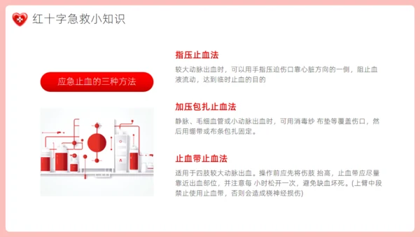 爱心红十字会，红十字应急救护通用PPT模板