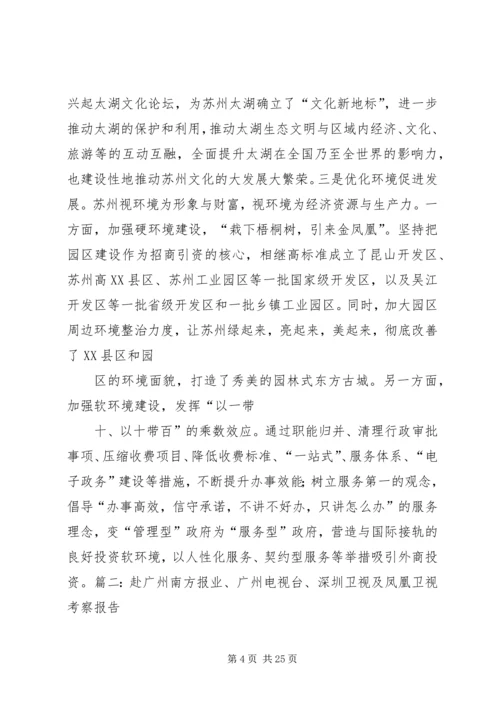 赴南方城镇建设先进单位考察方案.docx
