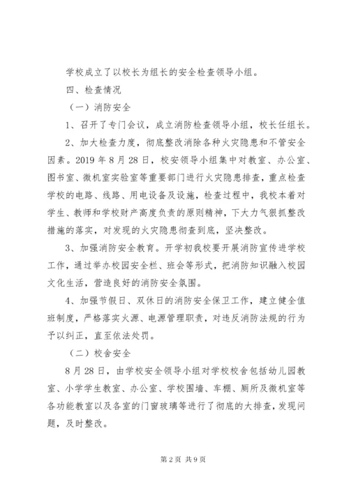 4开学安全工作自查报告.docx