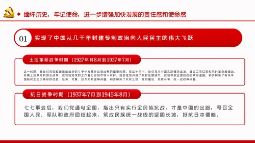 以史为鉴坚定信念着力强化对党的忠诚党课PPT模板