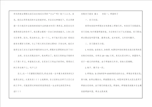 实践实习报告锦集7篇