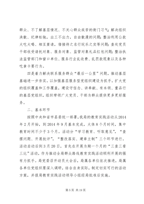 群众路线教育实践活动实施方案 (18).docx