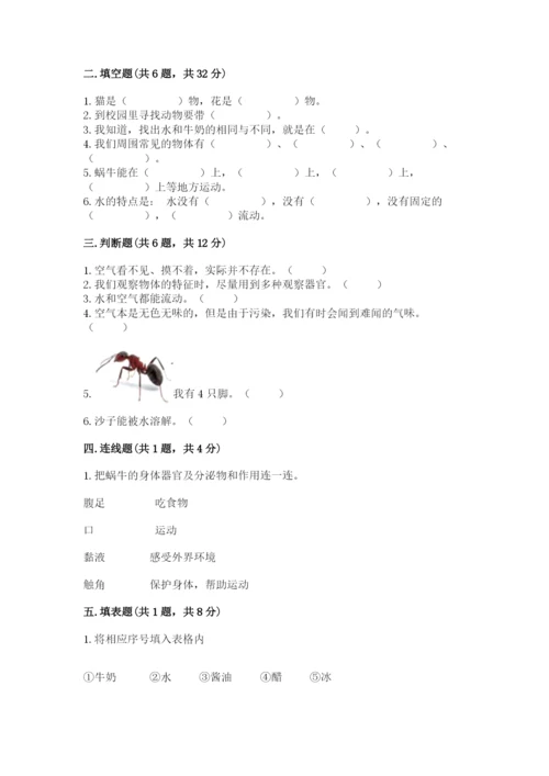 教科版一年级下册科学期末测试卷精品【模拟题】.docx