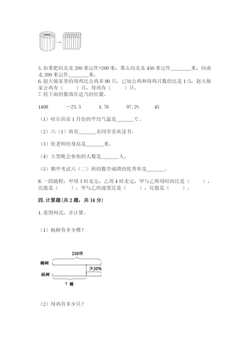 人教版六年级下册数学期末测试卷精品（历年真题）.docx