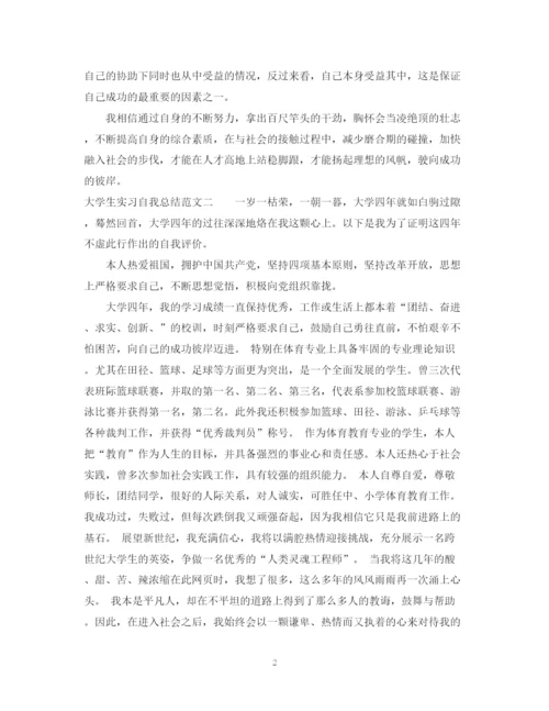 精编之大学生实习自我总结范本.docx