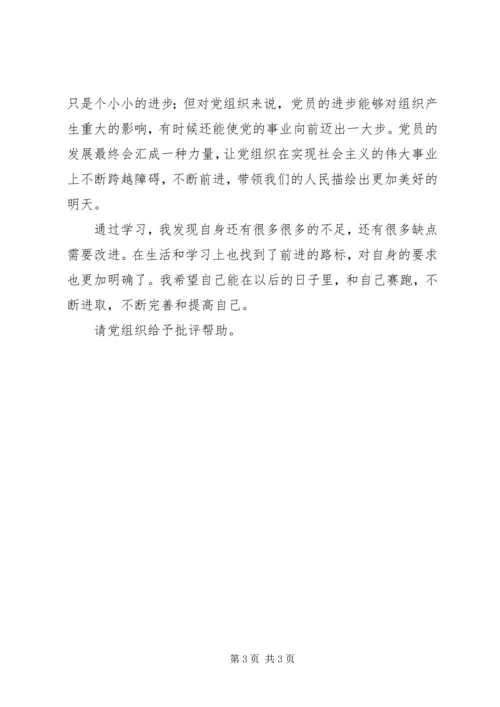 党员权利与义务学习思想汇报.docx