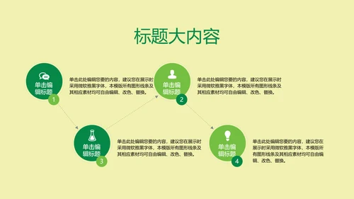 创意餐厅服务员ppt动态模板D