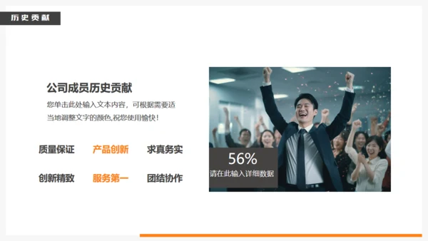 商管企业团队介绍通用PPT模板