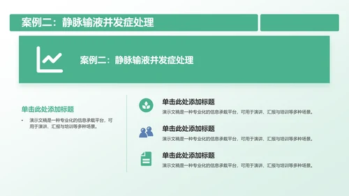 静脉护理诊断与治疗案例展示PPT