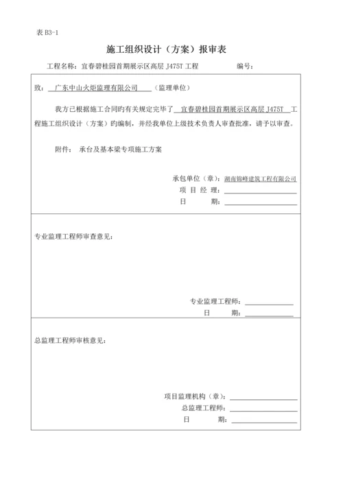 承台基础梁综合施工专题方案.docx