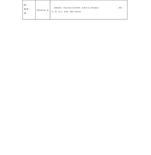 管理部拓展训练策划书