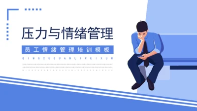 职业培训压力与情绪管理通用PPT模板