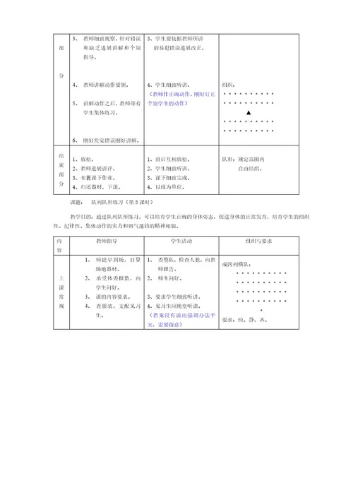 初中体育教案全集021