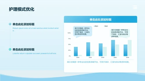 病例汇报与护理研究展示PPT模板