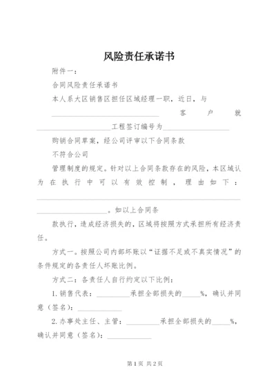 风险责任承诺书 (3).docx