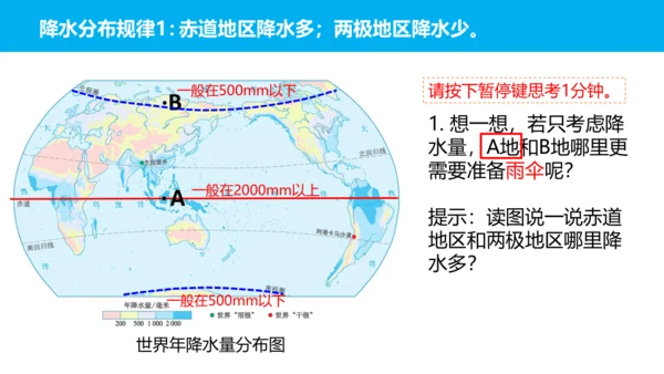 3.3 降水的变化与分布 课件(共32张PPT)2023-2024学年七年级地理上学期人教版