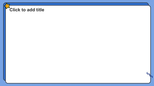 蓝色卡通风项目成果展示PPT主题