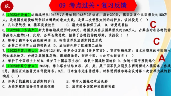 第四单元 经济大危机和第二次世界大战（九年级历史下册同步精品单元复习课件）