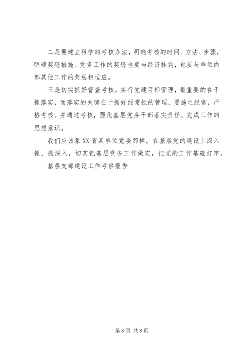 基层支部建设工作考察报告 (4).docx