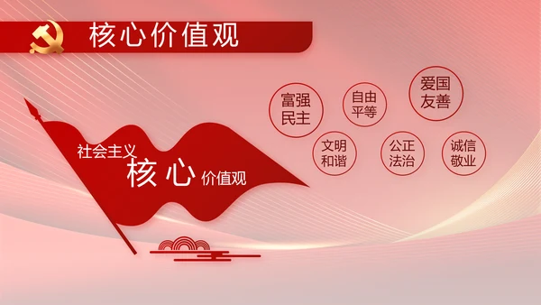 党支部党员大会年终工作总结动态PPT