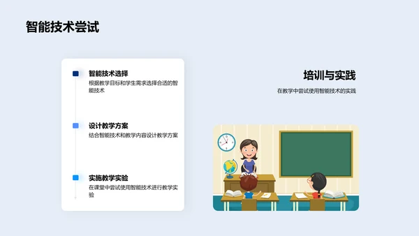 智能教学教师培训讲座PPT模板