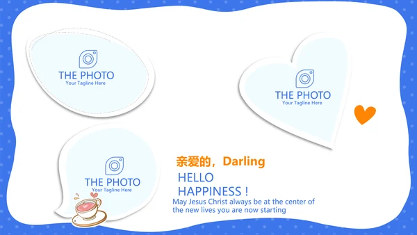 蓝色卡通可爱母婴婴儿新生儿护理动态PPT模板