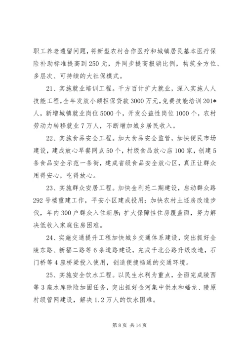 市政府工作计划及打算.docx