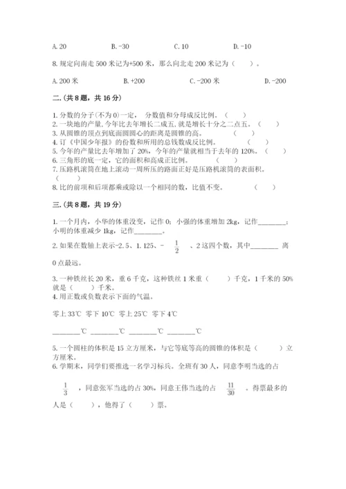 苏教版数学小升初模拟试卷及答案（易错题）.docx