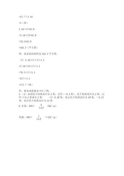 小升初数学期末测试卷必考.docx