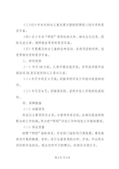 林业局两纲评估工作方案.docx