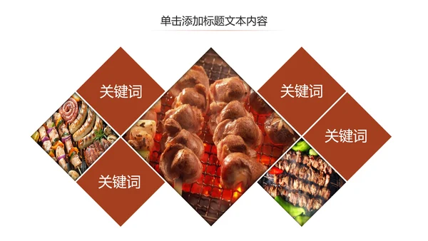 餐饮美味烧烤美食动态PPT模板
